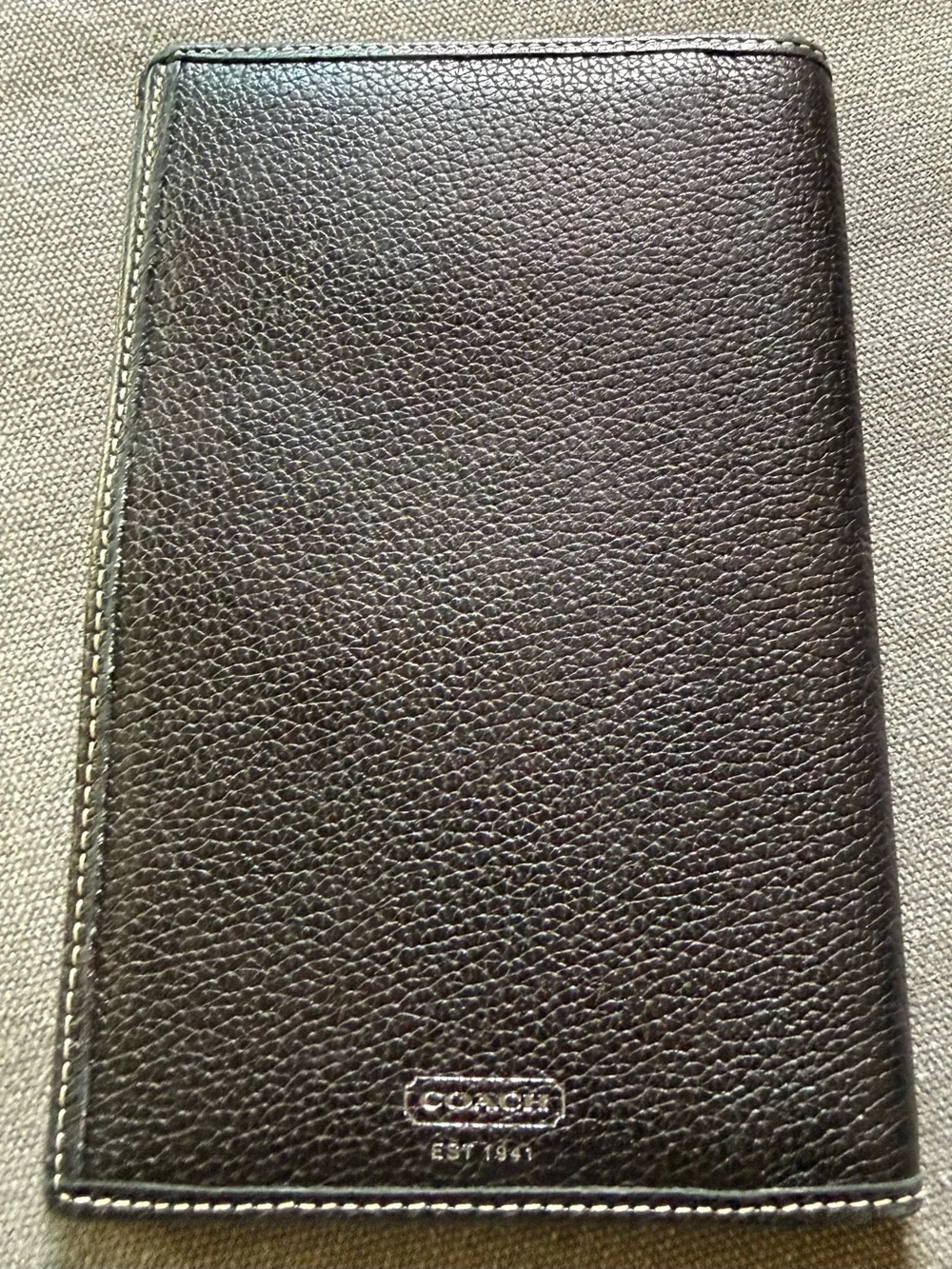 Coach passport holder